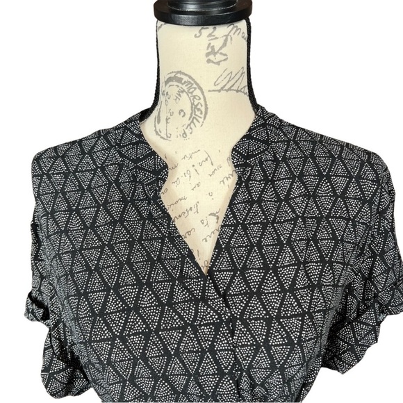 H&m black and gray dress size 2 - Picture 7 of 9